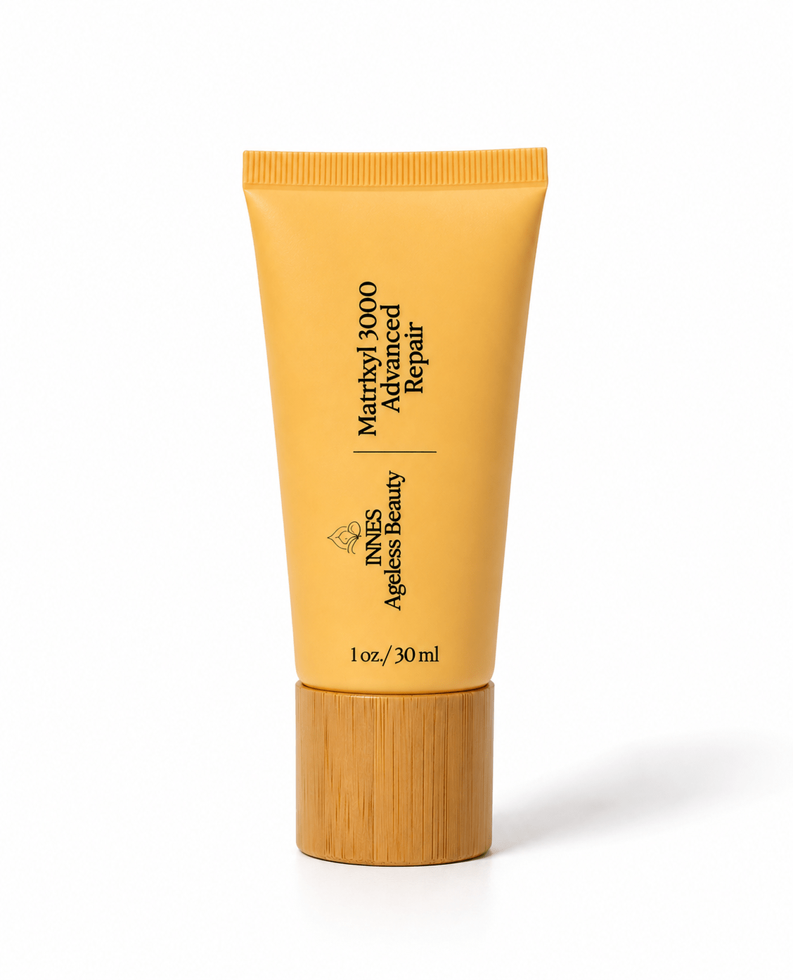 Innes Ageless Beauty Matrixyl 3000 Advanced Repair Face Cream 1oz yellow bamboo tube