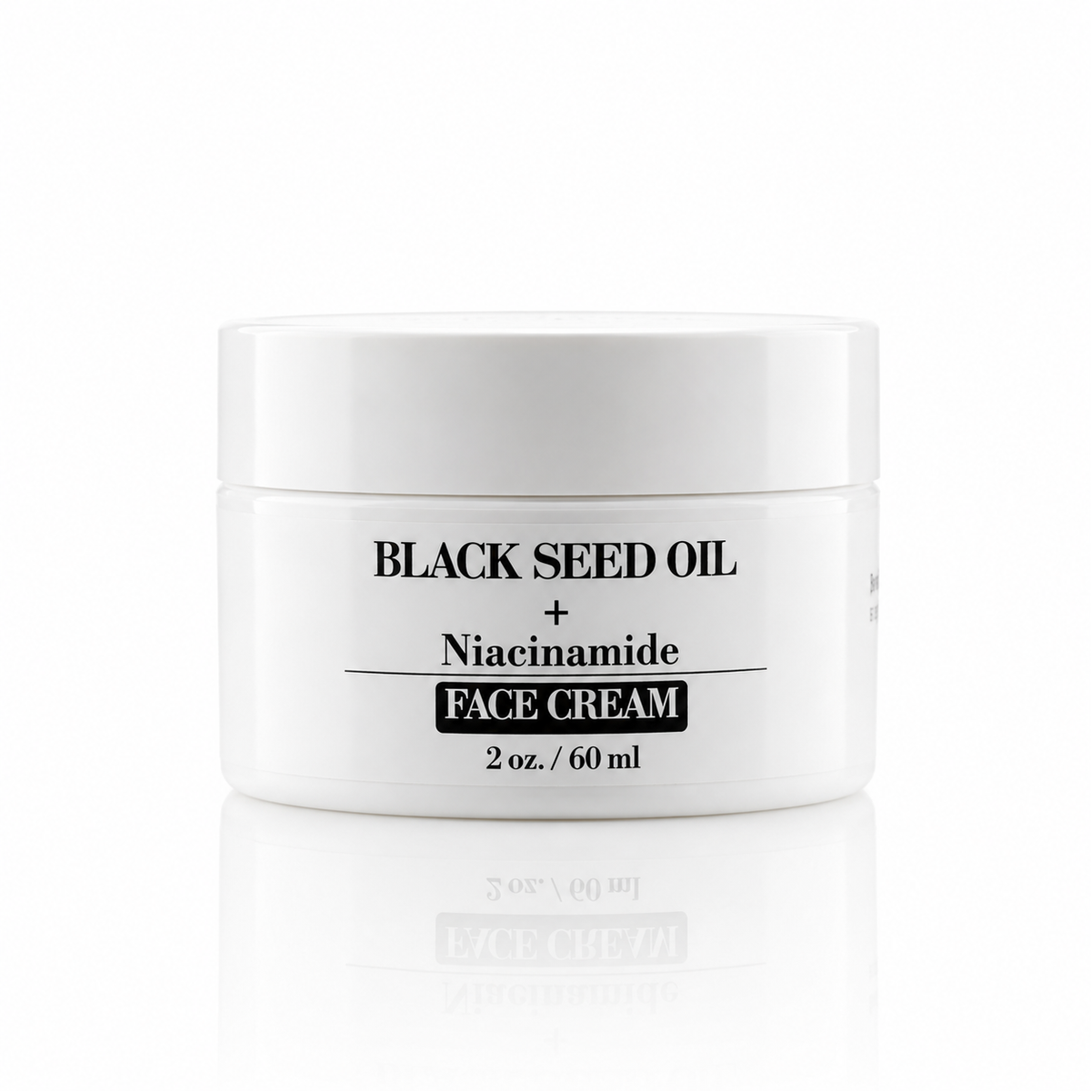 Innes Ageless Beauty Black Seed Oil and Niacinamide Face Cream 2 oz jar on a white background