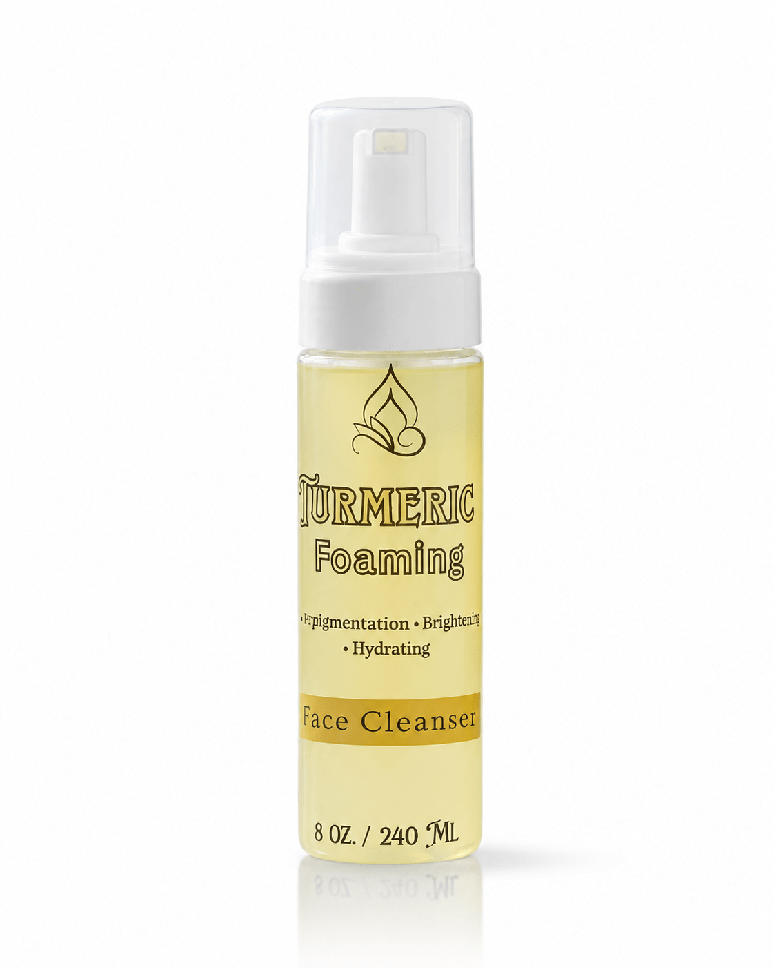 Innes Ageless Beauty Turmeric Foaming Face Cleanser 8oz for brightening and hyperpigmentation