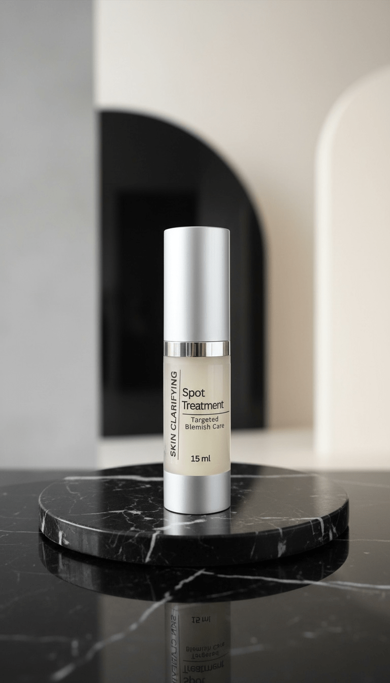 Skin Clarifying Spot Treatment lifestyle application by Innes Ageless Beauty.