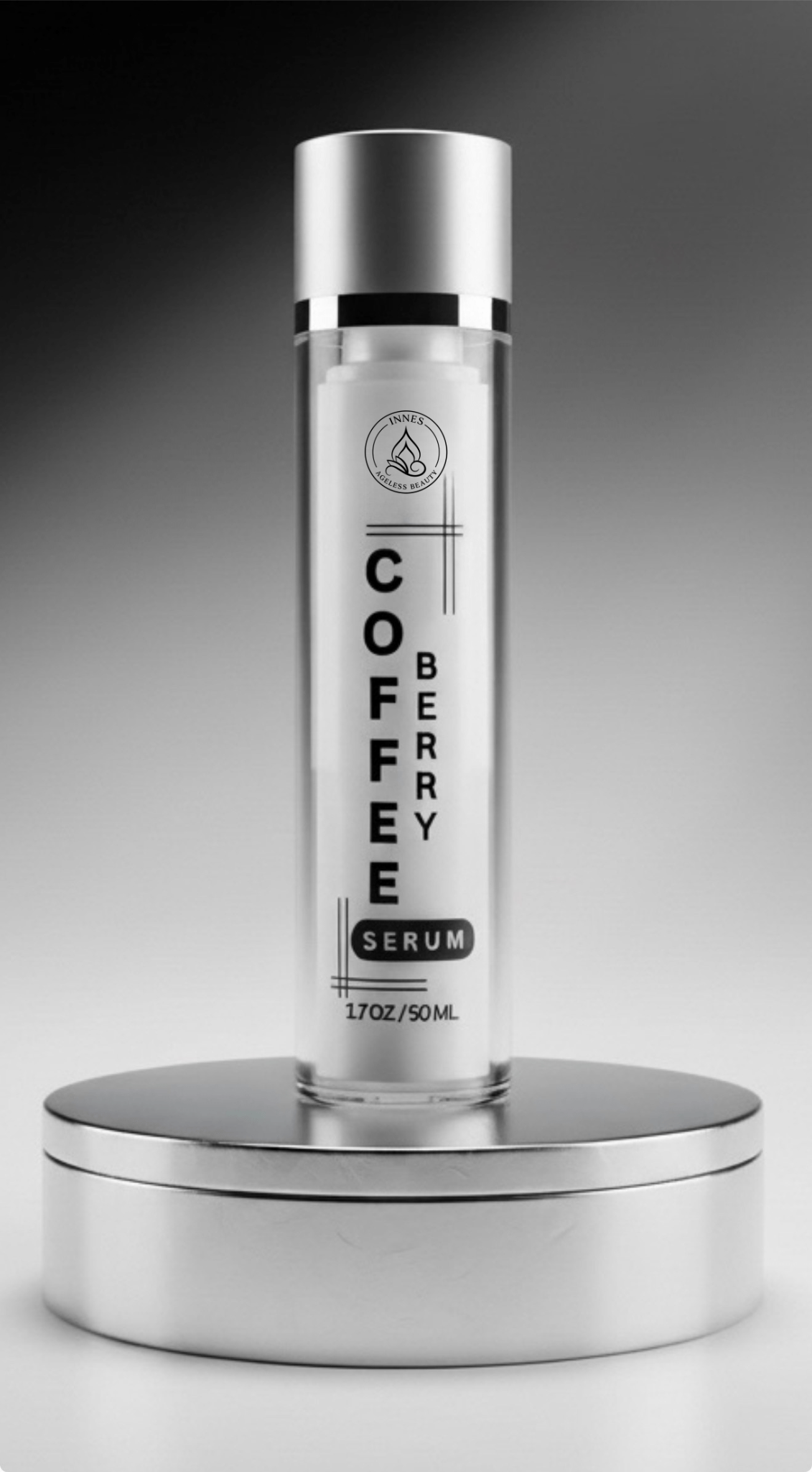 Coffee Berry Serum bottle by Innes Ageless Beauty