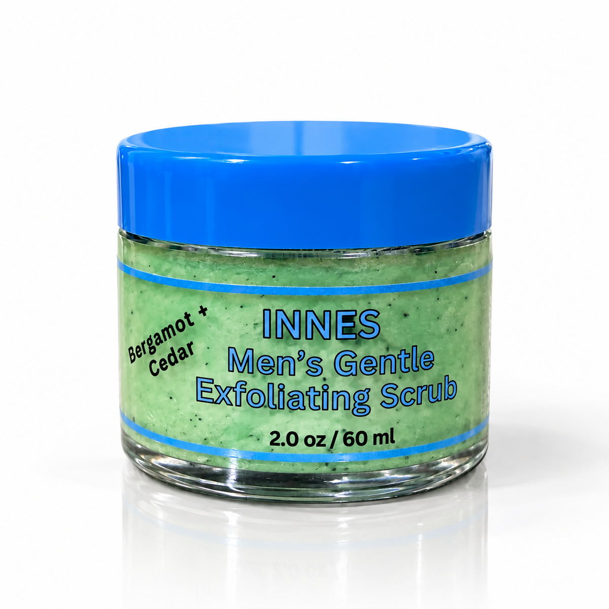 Men's Gentle Exfoliating Cleanser + Scrub - Bergamot and Cedar