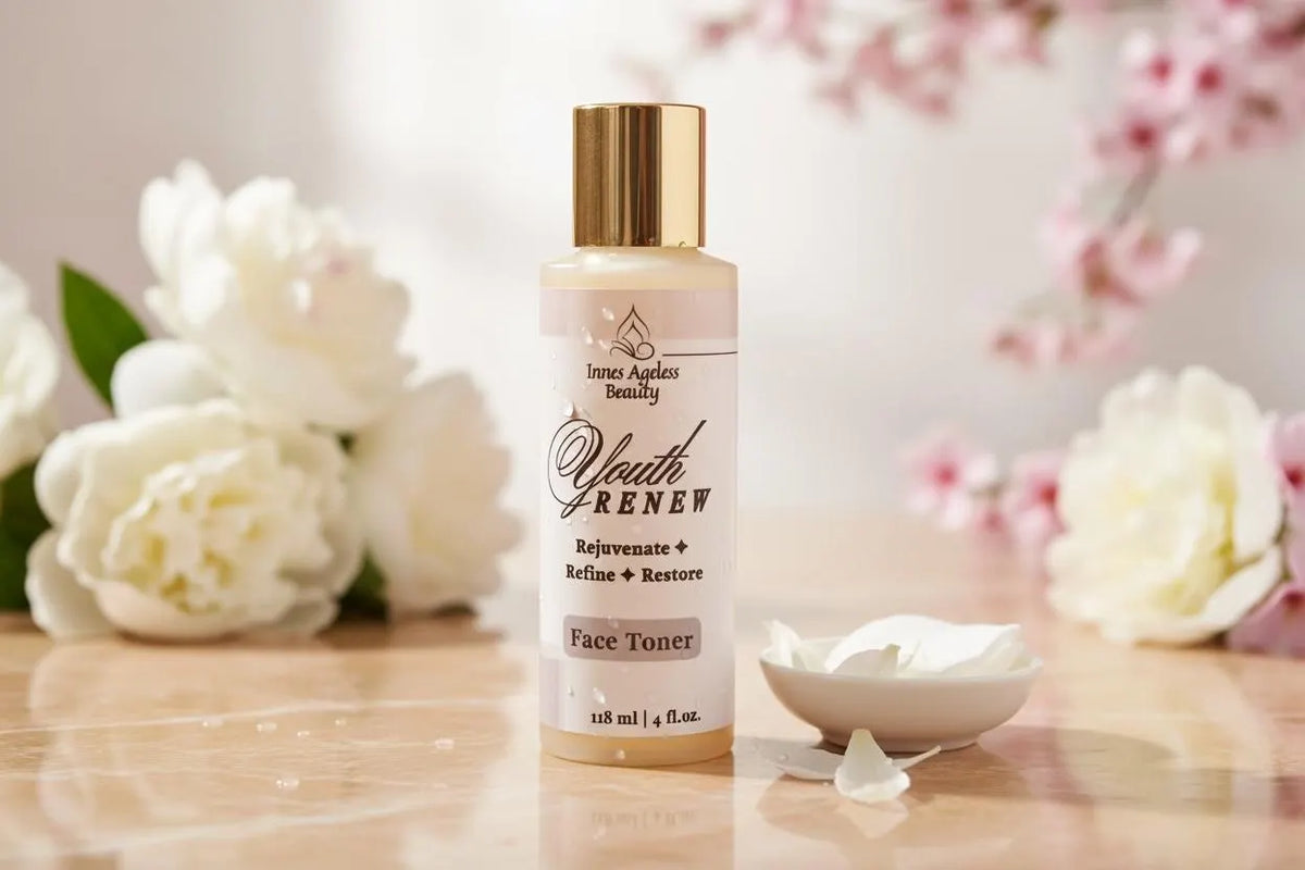 Youth Renew Botanical Exfoliating Toner 4oz bottle by Innes Ageless Beauty