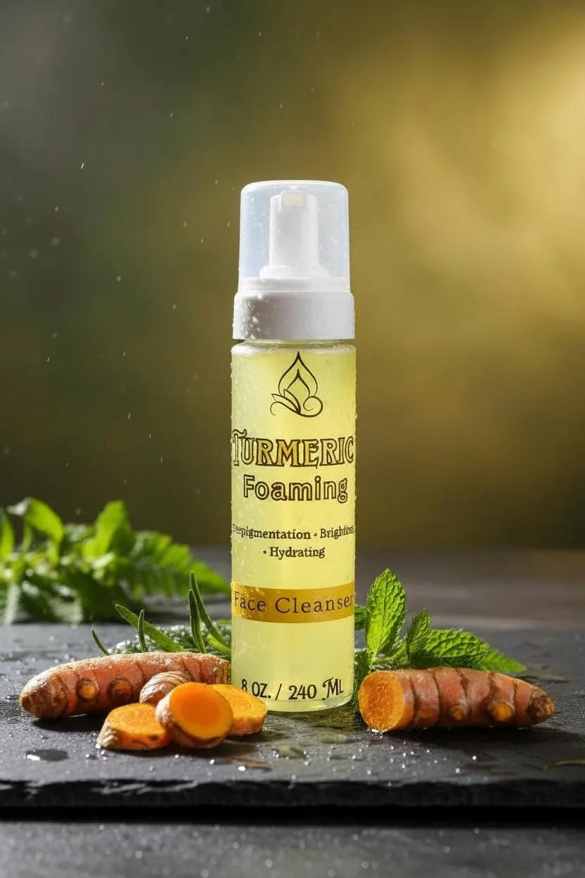 Turmeric Foaming Face Cleanser 8oz bottle by Innes Ageless Beauty