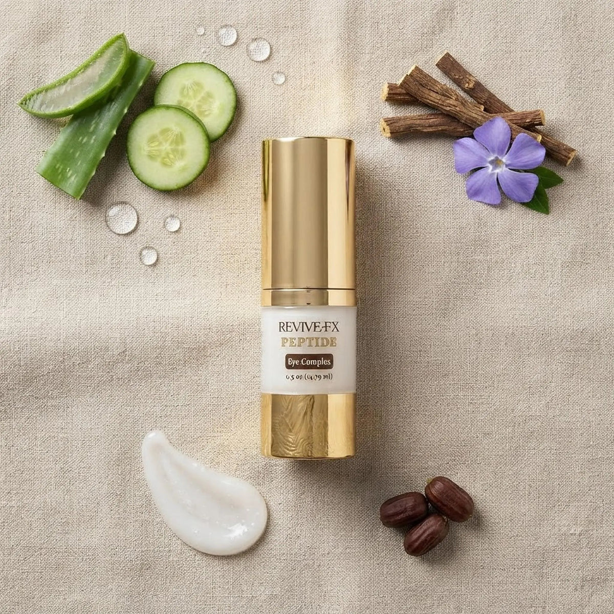 Qasil Exfoliant Face Cleanser jar on a cozy wooden bedside table with warm lighting