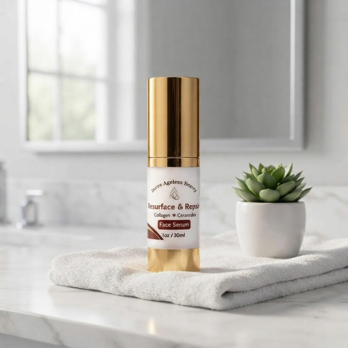 Resurface & Repair Serum with Ceramides and Collagen