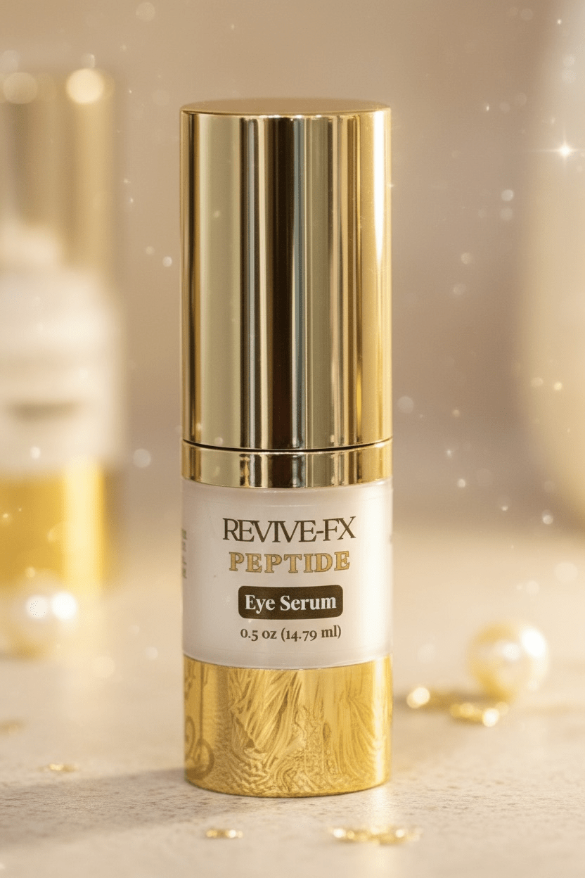 ReviveFX Peptide Eye Complex lifestyle application by Innes Ageless Beauty.
