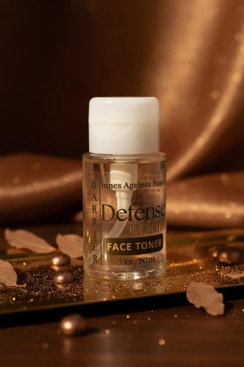 Barrier Defense Hydrating Toner lifestyle application by Innes Ageless Beauty